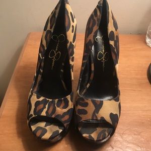 Cheetah high heel